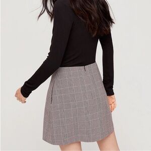 Aritzia Wilfred Renee Plaid Mini Skirt